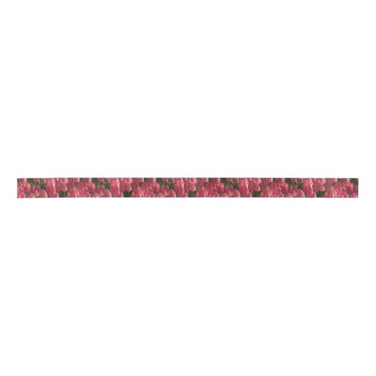  roze tulpen satijnen lint (Voorkant)
