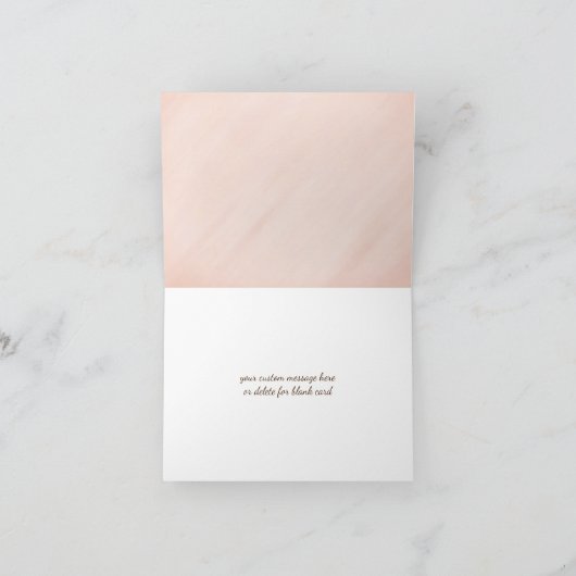 roze tulpen simpel floraal denken kaart (Binnen)