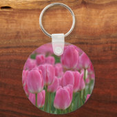 Roze tulpen sleutelhanger (Voorkant)