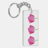 Roze Tulpen Sleutelhanger (Voorkant Links)