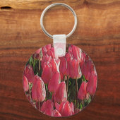 roze tulpen sleutelhanger (Achterkant)