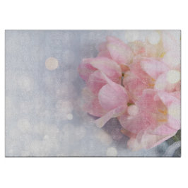 Roze tulpen snijplank