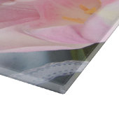 Roze tulpen snijplank (Hoek)