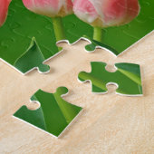 Roze Tulpen Spel Puzzel (Zijkant)