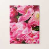 Roze Tulpen Spel Puzzel (Verticaal)