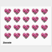 Roze Tulpen Stickers (Vel)