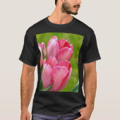 Roze tulpen t-shirt (Voorkant)
