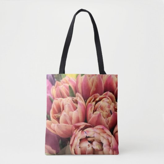 Roze tulpen - tas (Voorkant)