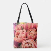 Roze tulpen - tas (Achterkant)
