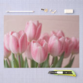 roze tulpen tissuepapier (Craft)