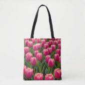 Roze Tulpen Tote Tas (Voorkant)