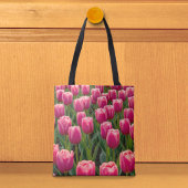 Roze Tulpen Tote Tas