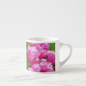 Roze tulpen van de veer espresso mok (Rechts)