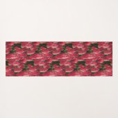 roze tulpen yogamat (Achterkant (horizontaal))