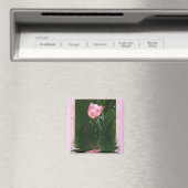 roze tulpenmagneet magneet (Insitu (Vaatwasser))
