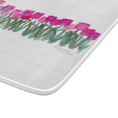 roze tulpensnijplaat snijplank (Hoek)