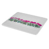 roze tulpensnijplaat snijplank (Hoek)