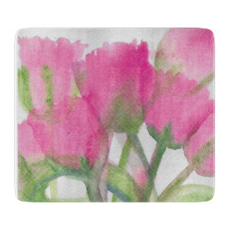 Roze Tulpensnijplank Snijplank