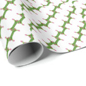Roze tulppatroon cadeaupapier (Rol Hoek)