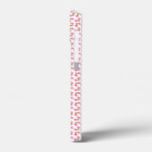 Roze tulppatroon Case-Mate iPhone case (Achterkant / Links)
