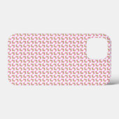 Roze tulppatroon Case-Mate iPhone case (Achterkant (horizontaal))
