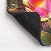  roze Tulps Art Muismat (Hoek)