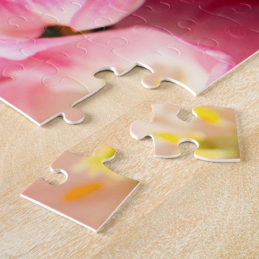 Roze Tulps Game Puzzle Legpuzzel (Zijkant)