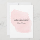 Roze Tulps Mode Girl Happy Paast (Achterkant)