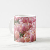 Roze tulpveld koffiemok (Voorkant links)