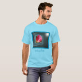 Roze tulpventilator uit Lijst op maat T-shirt (Voorkant volledig)