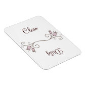 Roze tulpwasmachine - Vuile magneten (Rechterzijde)