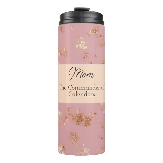 Roze tumbler voor mam thermosbeker (Voorkant)