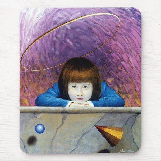 roze tunnel muismat (Voorkant)