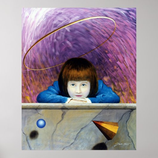 Roze tunnel poster (Voorkant)