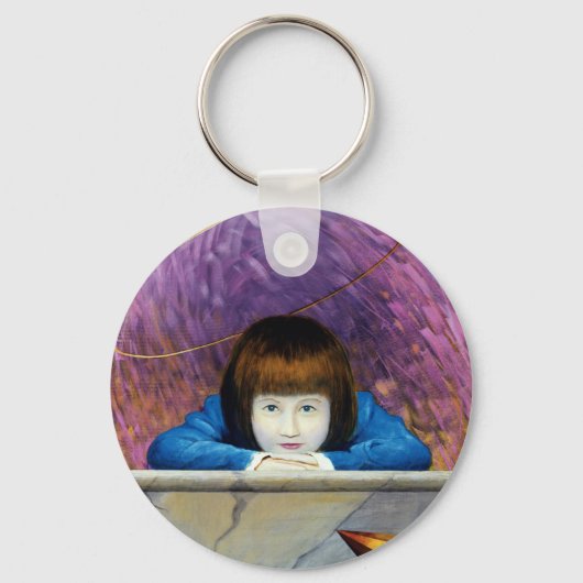 Roze tunnel sleutelhanger (Voorkant)