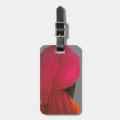 Roze Turban Bagagelabel (Voorkant verticaal)