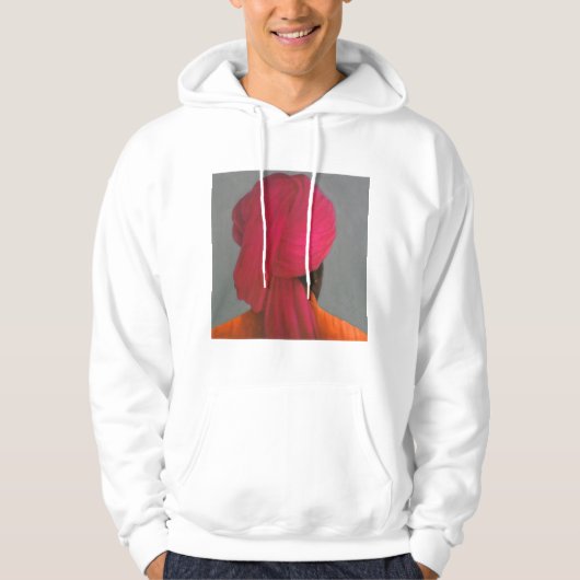 Roze Turban Hoodie (Voorkant)