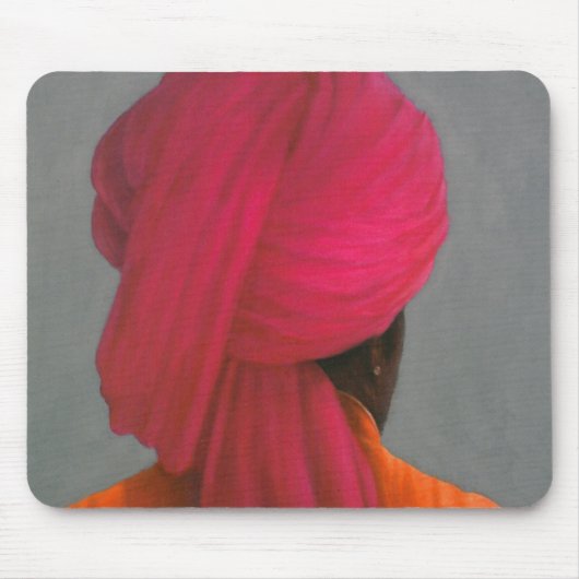 Roze Turban Muismat (Voorkant)