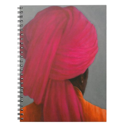 Roze Turban Notitieboek (Voorkant)