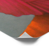 Roze Turban Poster (Hoek)