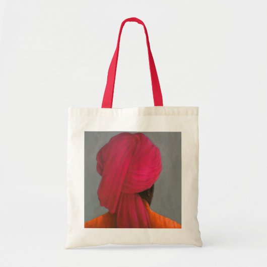 Roze Turban Tote Bag (Voorkant)