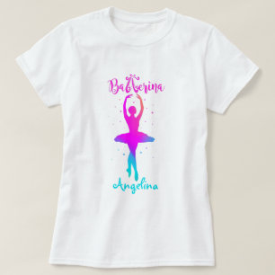 Roze Turquoise Ballerina T-Shirt