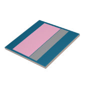 Roze Turquoise CottonCandy Tegeltje (Zijkant)