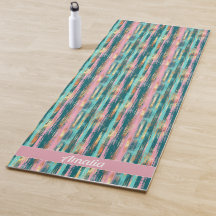 Roze Turquoise Goud Patroon Elegant Gepersonalisee