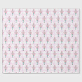 Roze Turquoise Notenkraker Ballet Kerstmis Cadeaupapier (Vlak)