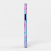 Roze turquoise Paarse werveling Case-Mate iPhone Case (Achterkant/rechts)
