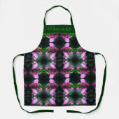 Roze Turtlehead Flower Abstract gepersonaliseerd Schort (Voorkant)