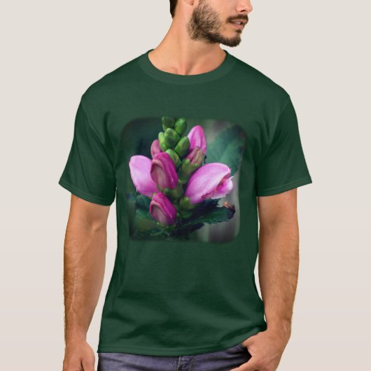 Roze turtlehead Natuur ventilator T-shirt (Voorkant)