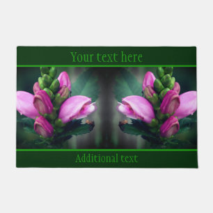 Roze turtlehead ventilator Sluiten Aangepast Deurmat
