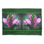Roze turtlehead ventilator Sluiten Aangepast Kussensloop (Voorkant)